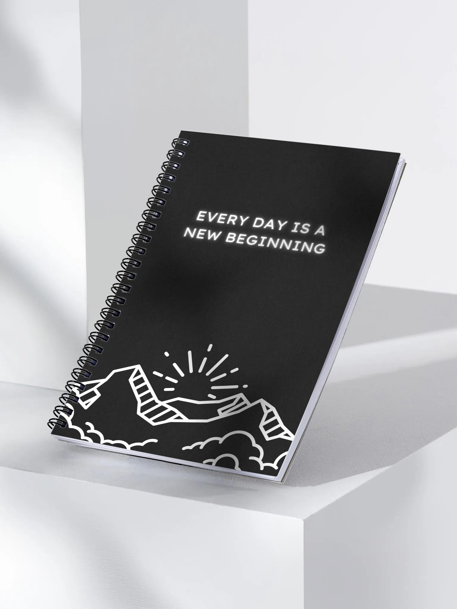Motivational Journal Notebook Black Minimalist 2 product image (3)