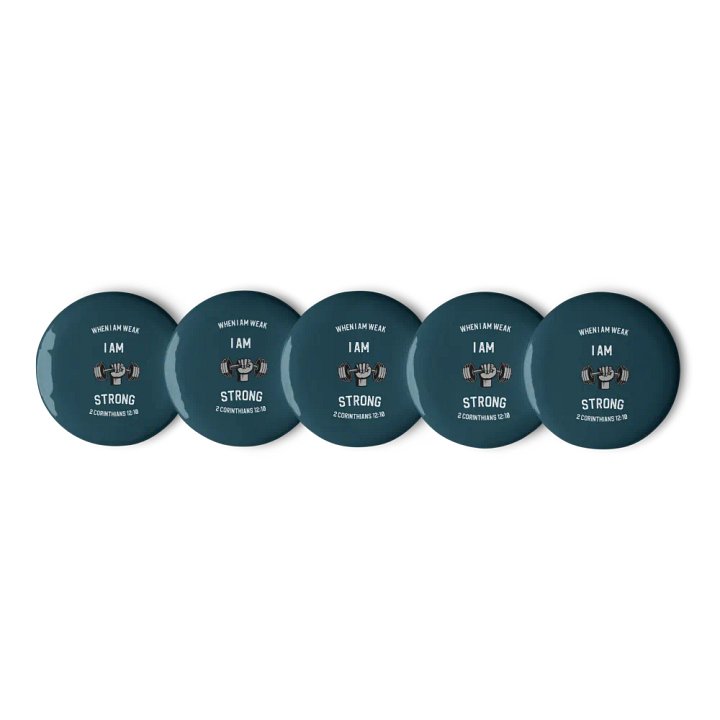 I Am Strong Pin Sets: Navy product image (2)