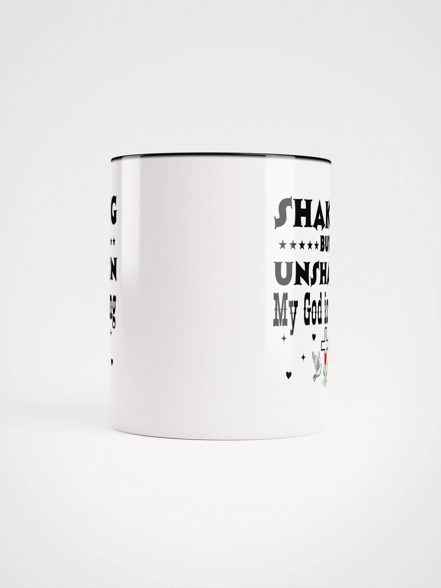 Shaking But Unshaken, My God Is Strong Parkinson Ceramic Mug product image (5)