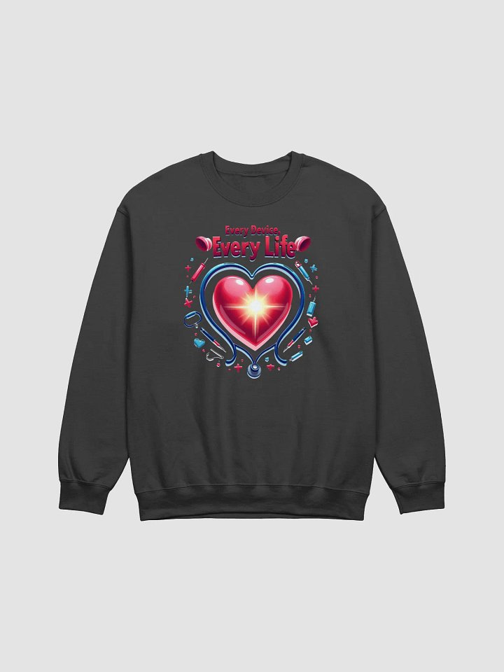 Heartbeat of Care Crewneck Sweatshirt product image (1)