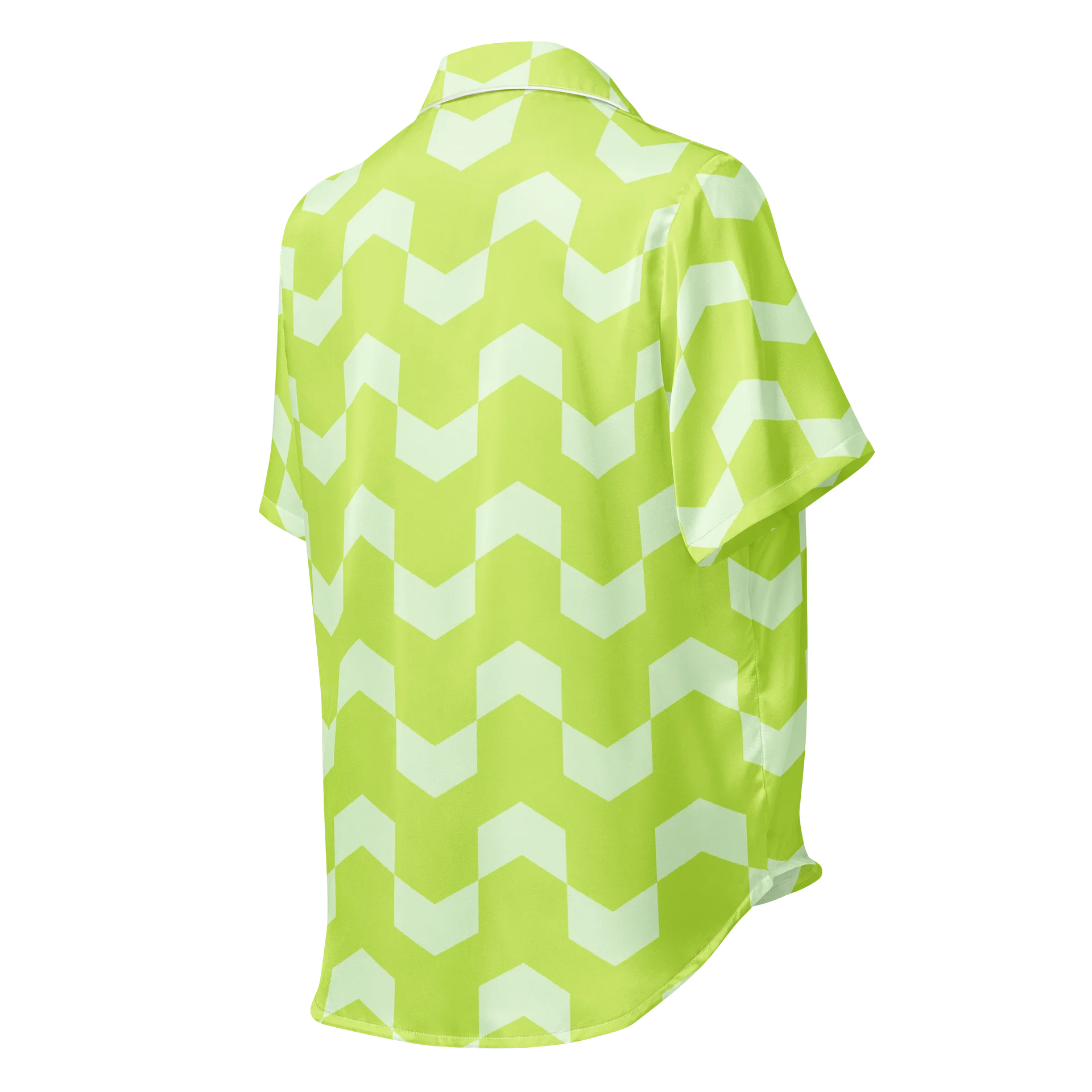Green Chevron Pajama Top product image (2)