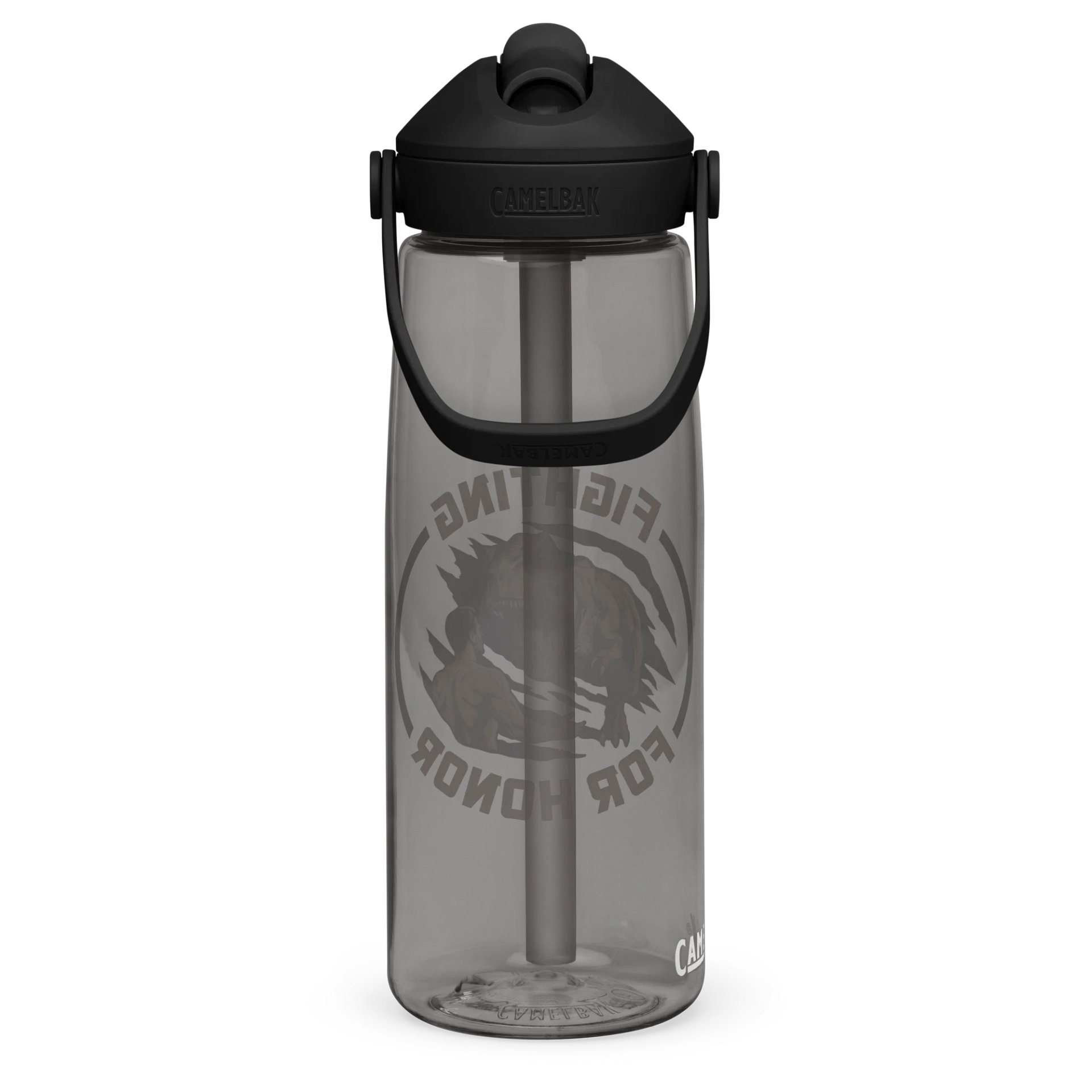 Fighting For Honor Flip Straw Water Bottle product image (4)