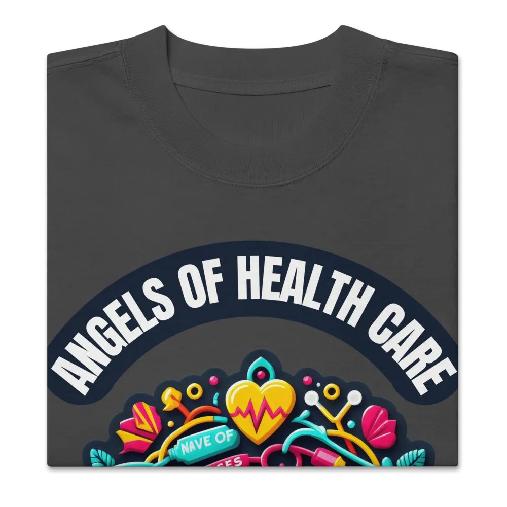 Nurse Tribute Oversized Faded T-Shirt product image (5)