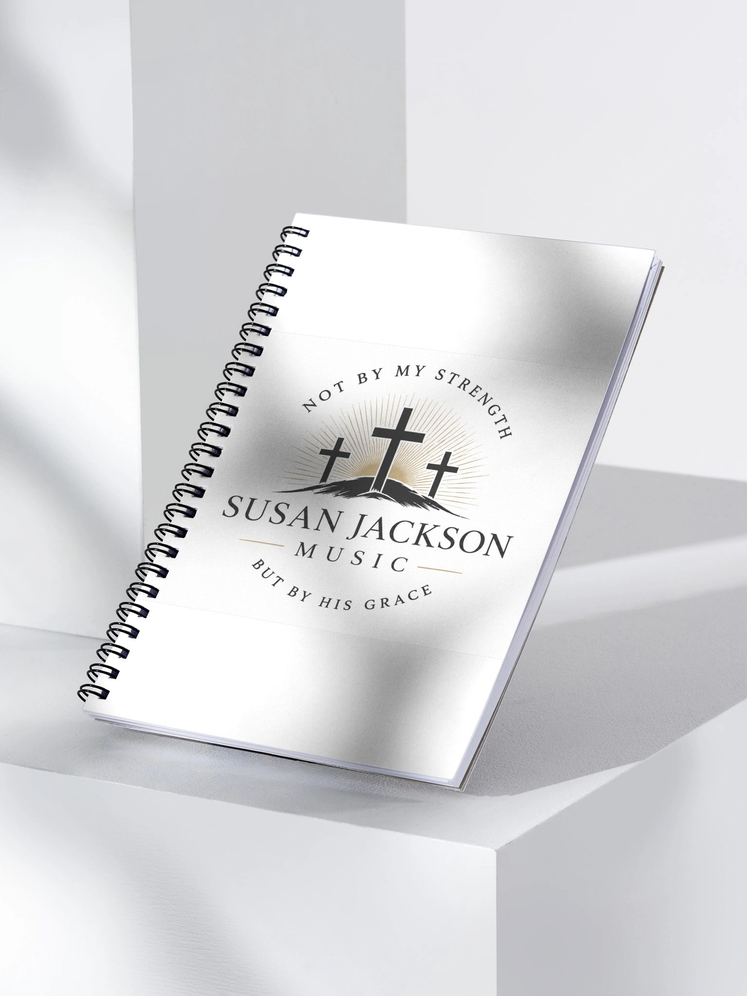 Not By My Strength Spiral Notebook product image (3)