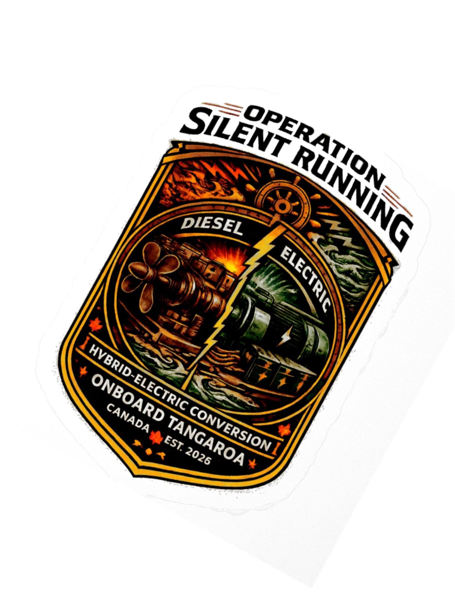 Sticker – Silent Running Badge product image (2)