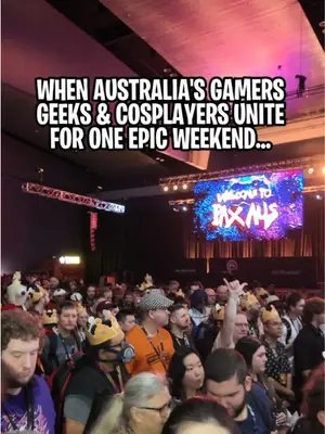 The @paxaus line on day 1 in queue hall is always awesome to watch roll in.  Don’t ask how I got so many POV’s of it this year 🤣😅 #paxaus #paxaus2026 #gaming #behindthescenes