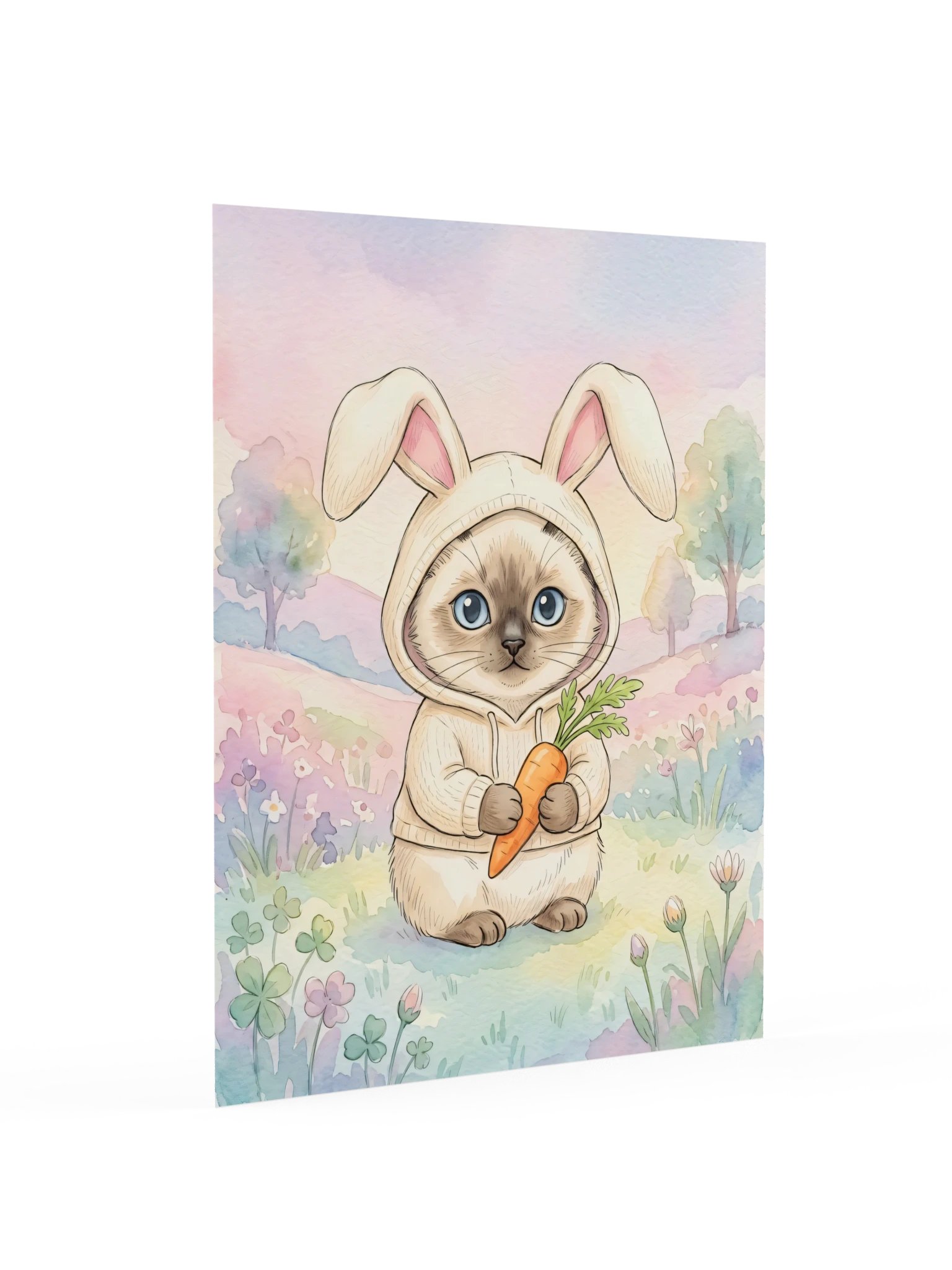 Bunny Hoodie Siamese Poster product image (16)