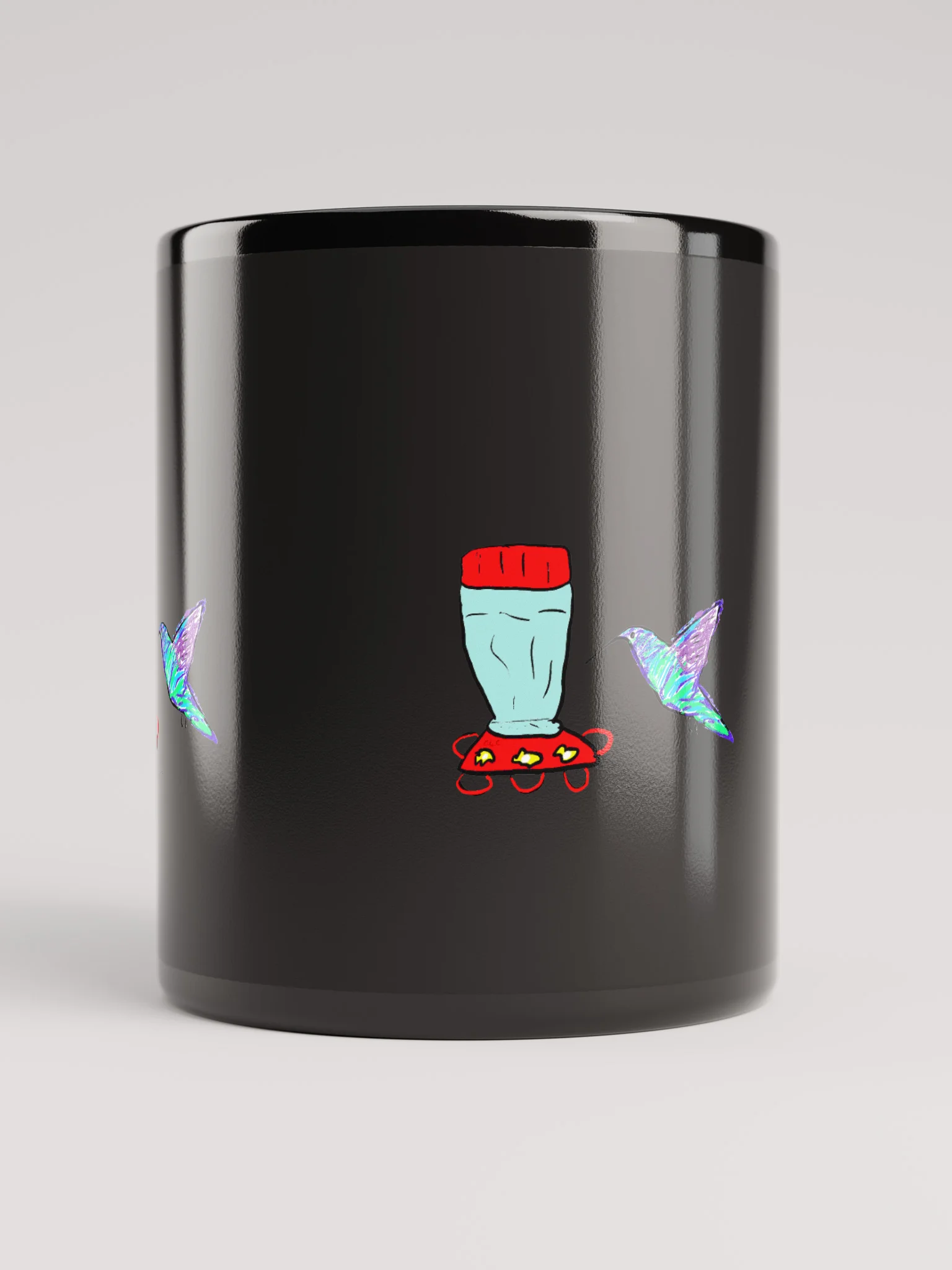 Hummingbird mug - Black product image (10)