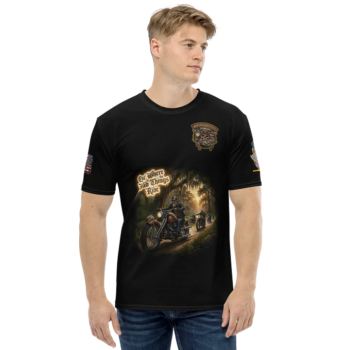 Out Where the Wild Things Ride Premium Hot Weather Tee product image (2)