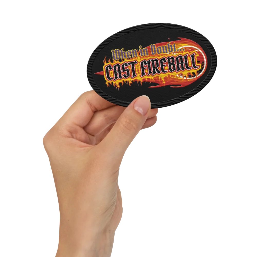 When in Doubt Cast Fireball Patch product image (2)