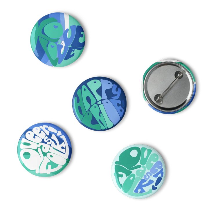 Gay Pride pin badge set product image (1)