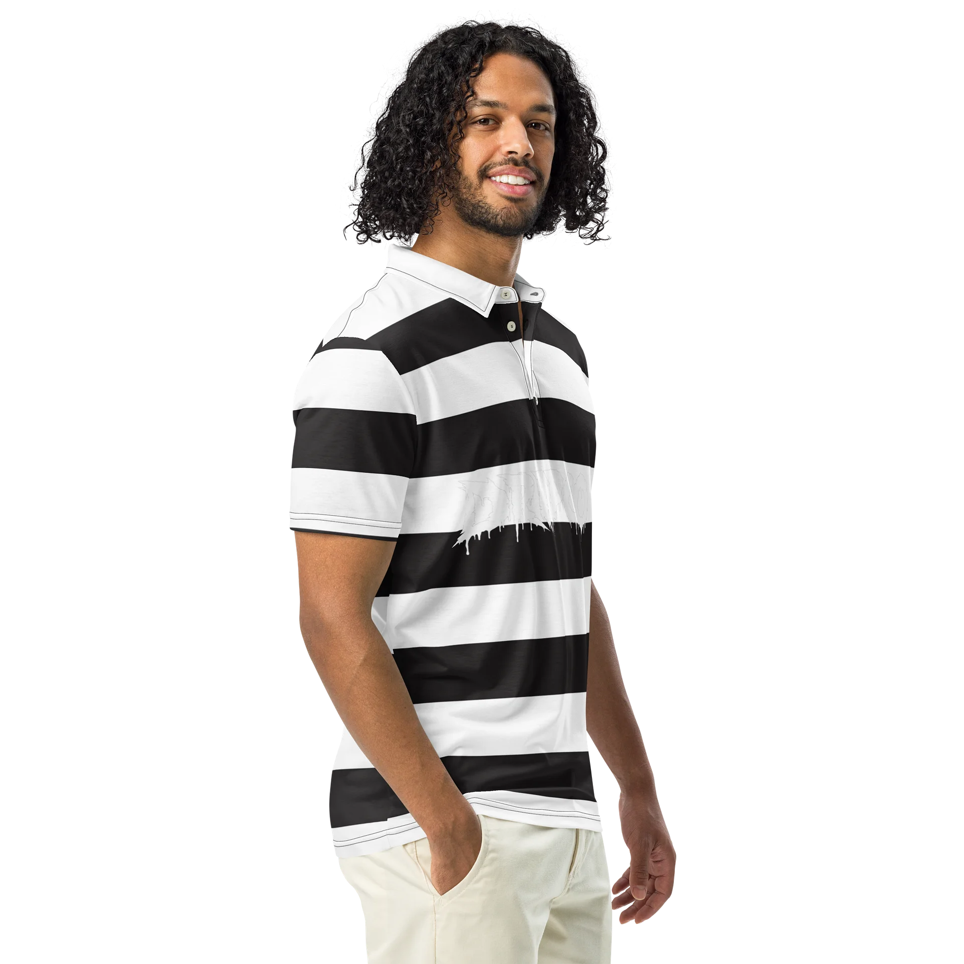 DRIPCO Striped Drip Polo product image (1)
