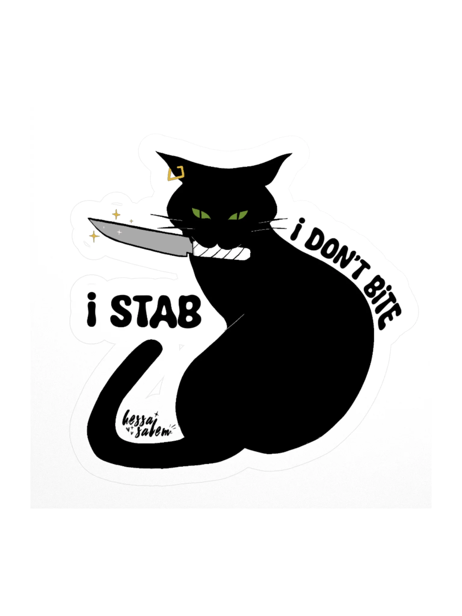 I Don't Bite // Sticker product image (2)