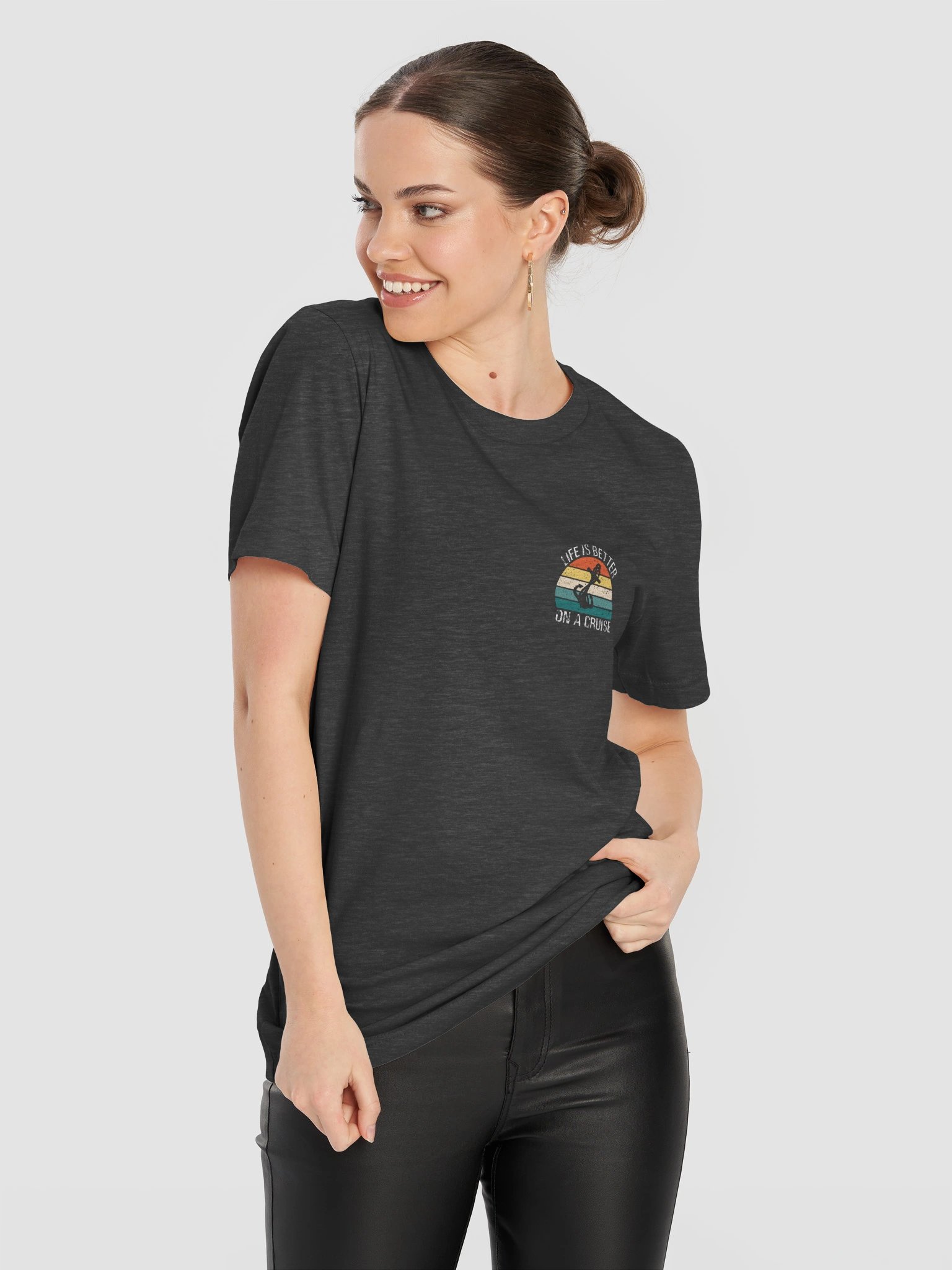 Life Is Better on a Cruise T-Shirt | Retro Cruise Vacation Shirt product image (61)