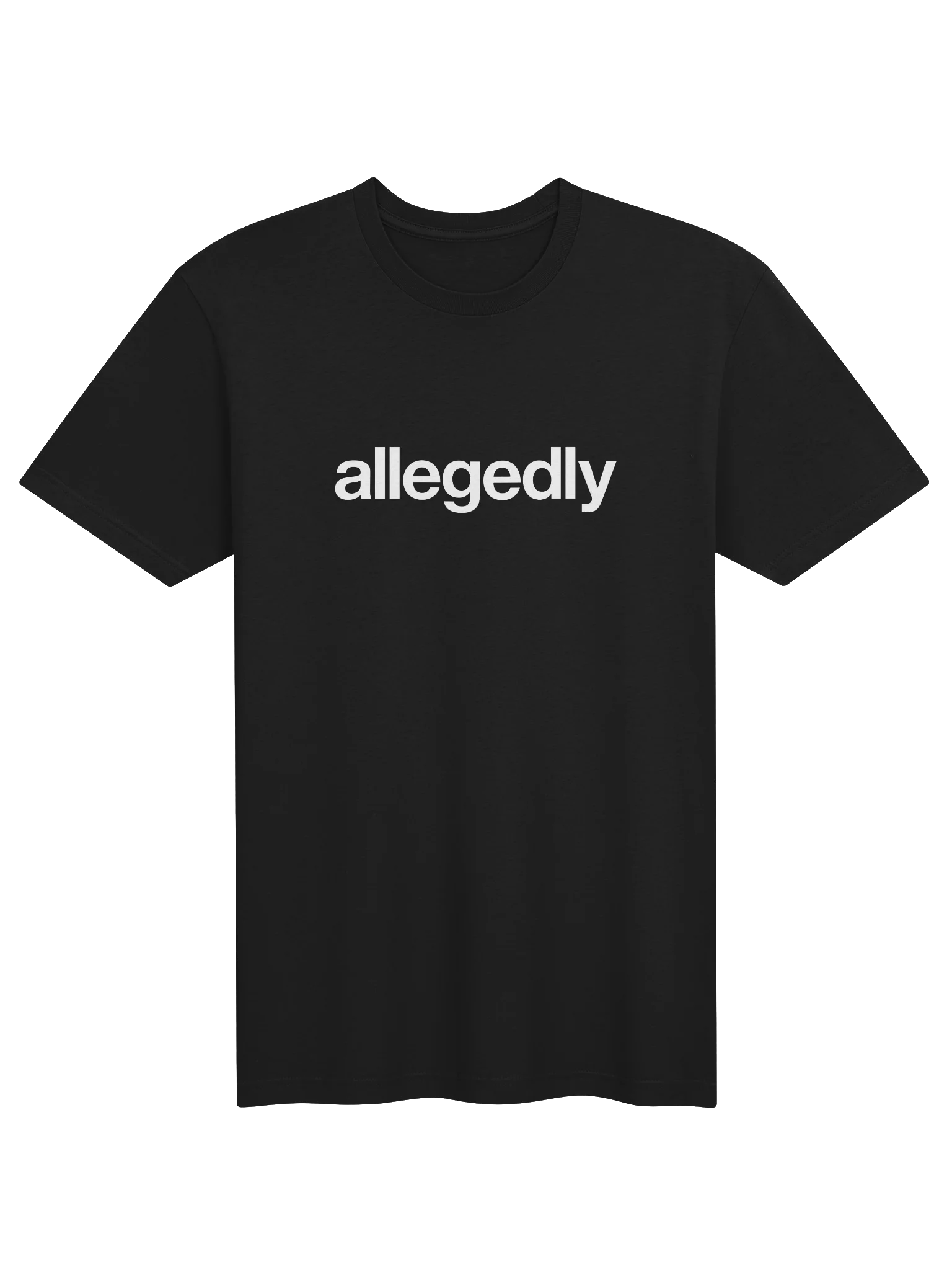 Allegedly T-Shirt B / W product image (1)