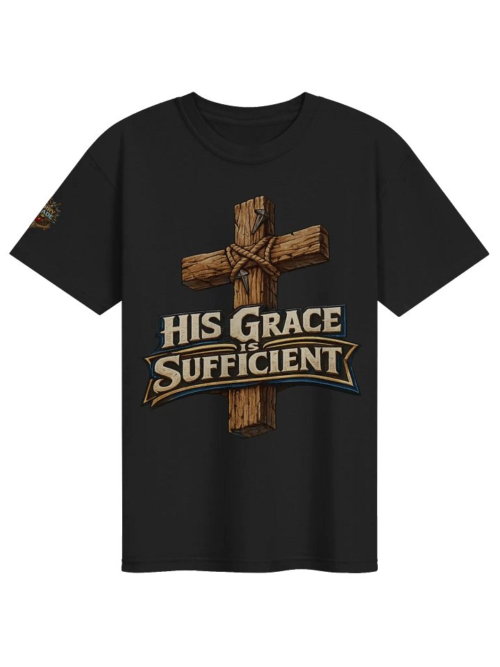 His Grace Is Sufficient Cross Tee product image (1)