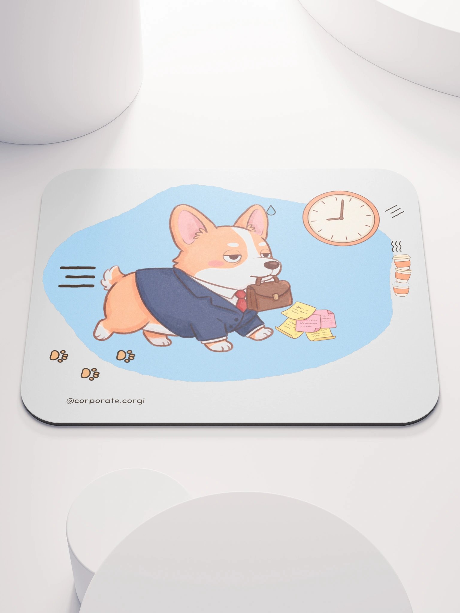 Short Legs. Long Meetings. Mouse Pad product image (1)