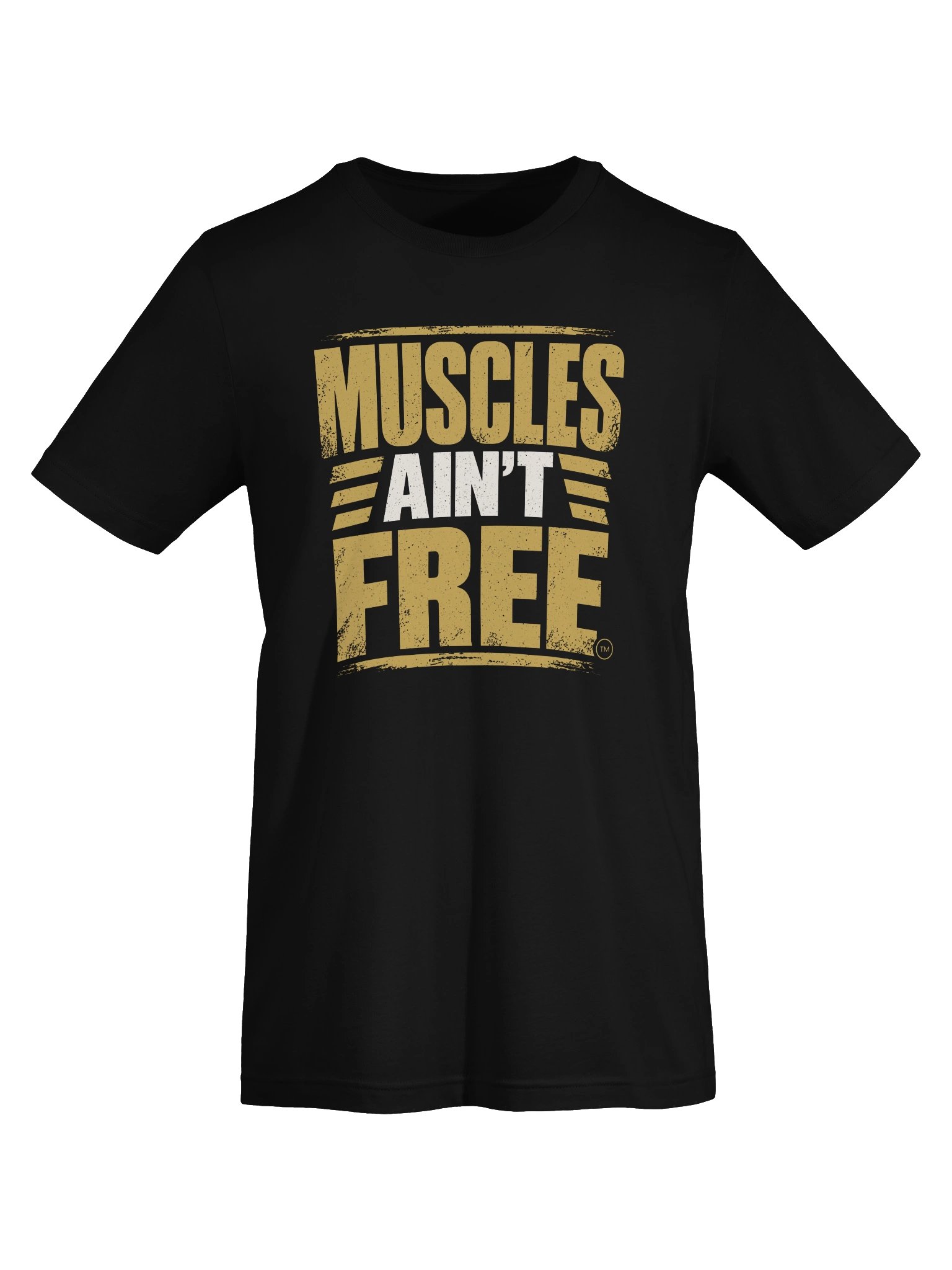 The "Muscles Ain't Free" Royal Ultra-Soft Premium Graphic Tee product image (5)