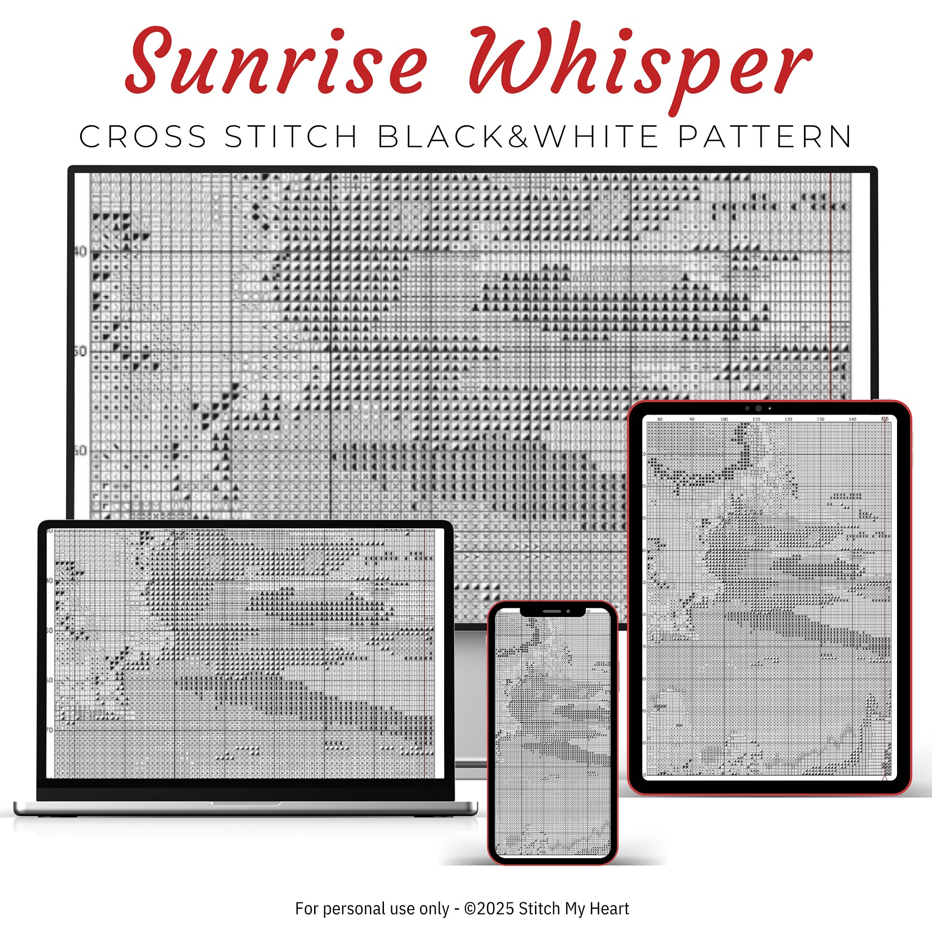 Sunrise Whisper Cross Stitch Pattern product image (4)