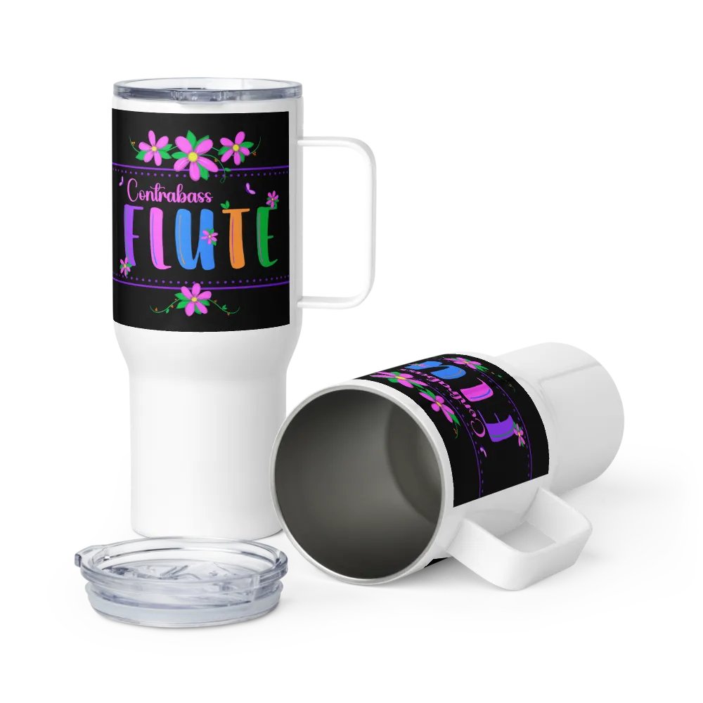 Floral Flute Travel Mug - Contrabass product image (6)