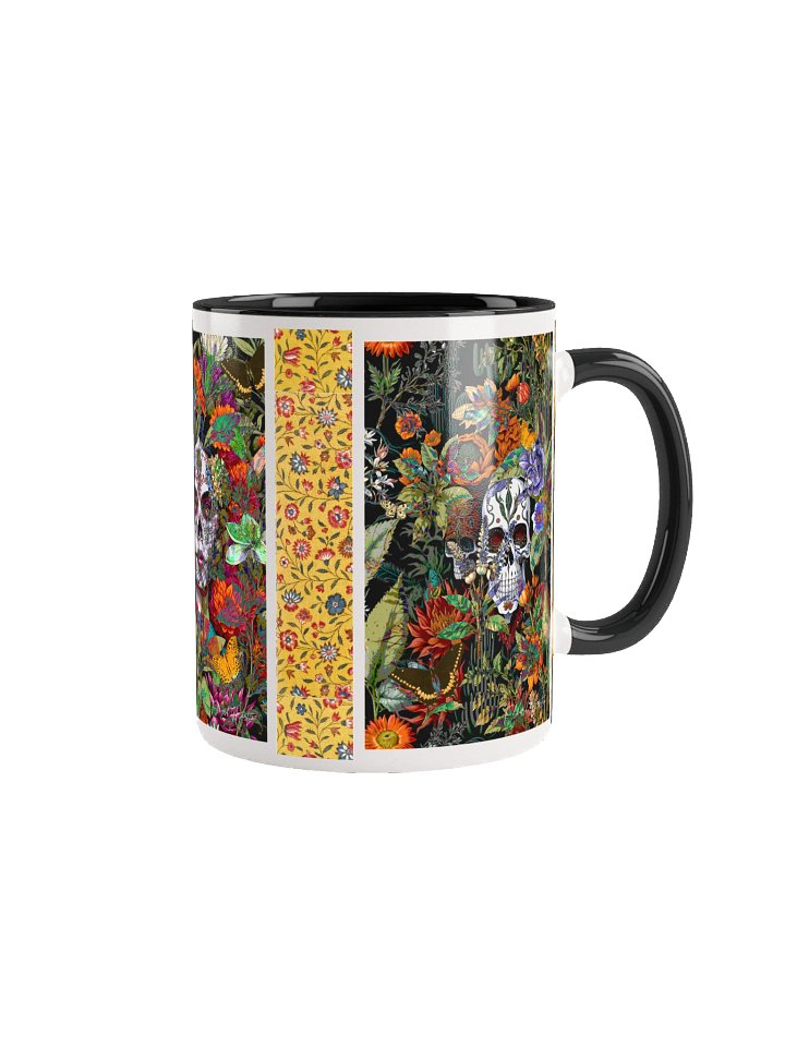 Floral Skulls Ceramic Mug product image (8)