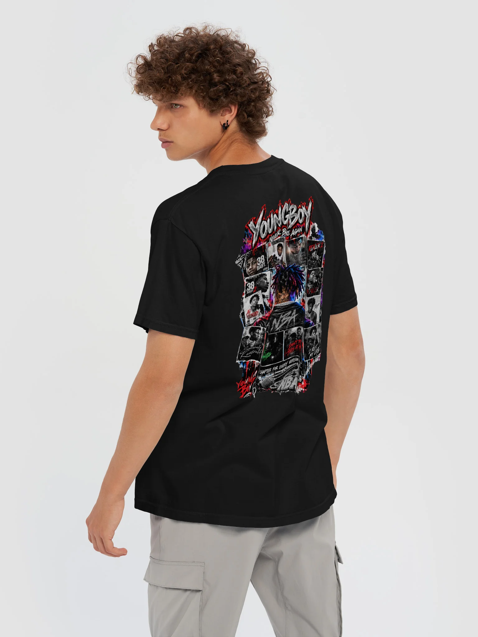 NBA Young Boy Street Art Tee product image (39)