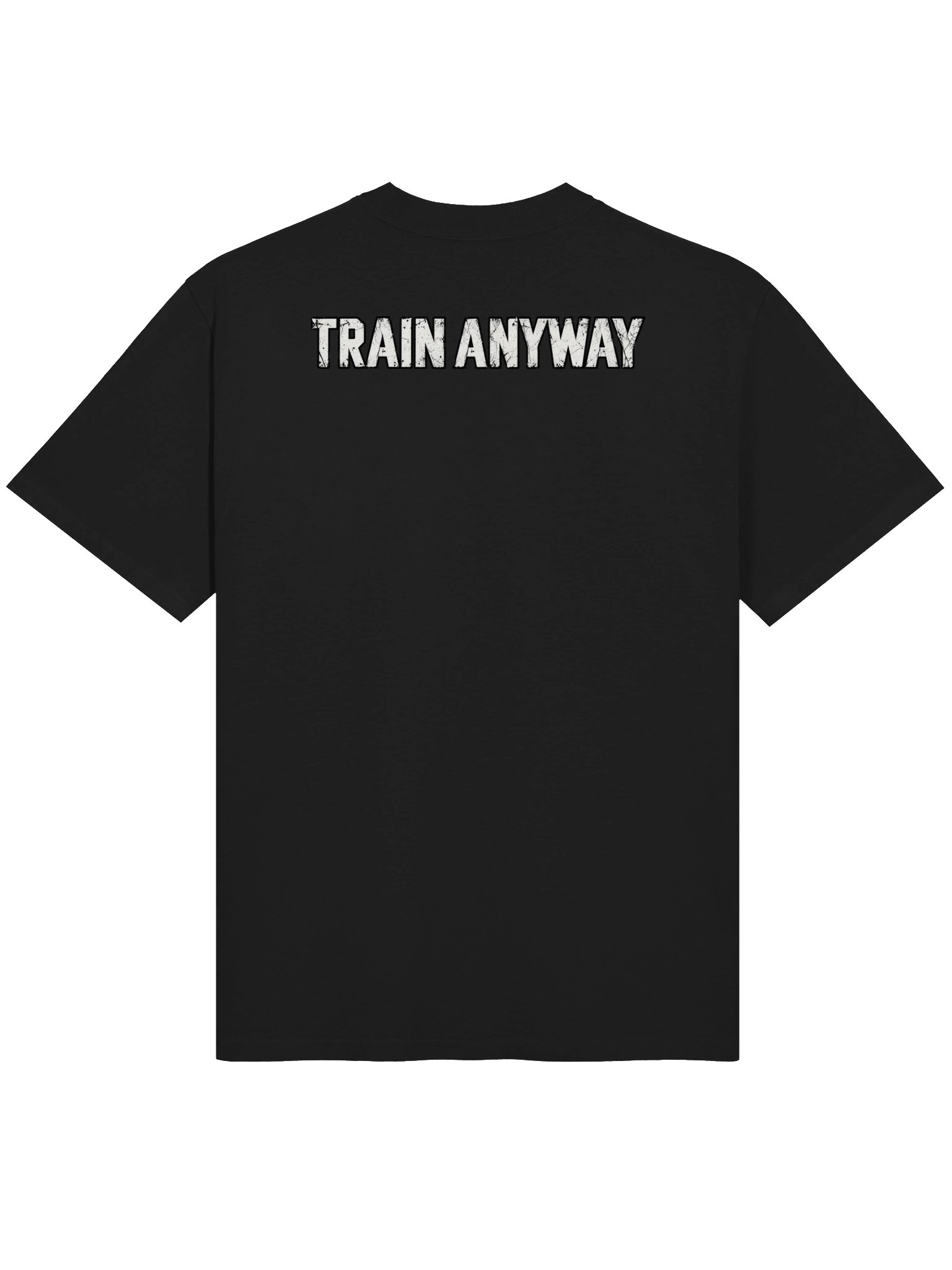 SOFReady "Train Anyway" Oversized Faded Tee Black Logo product image (14)