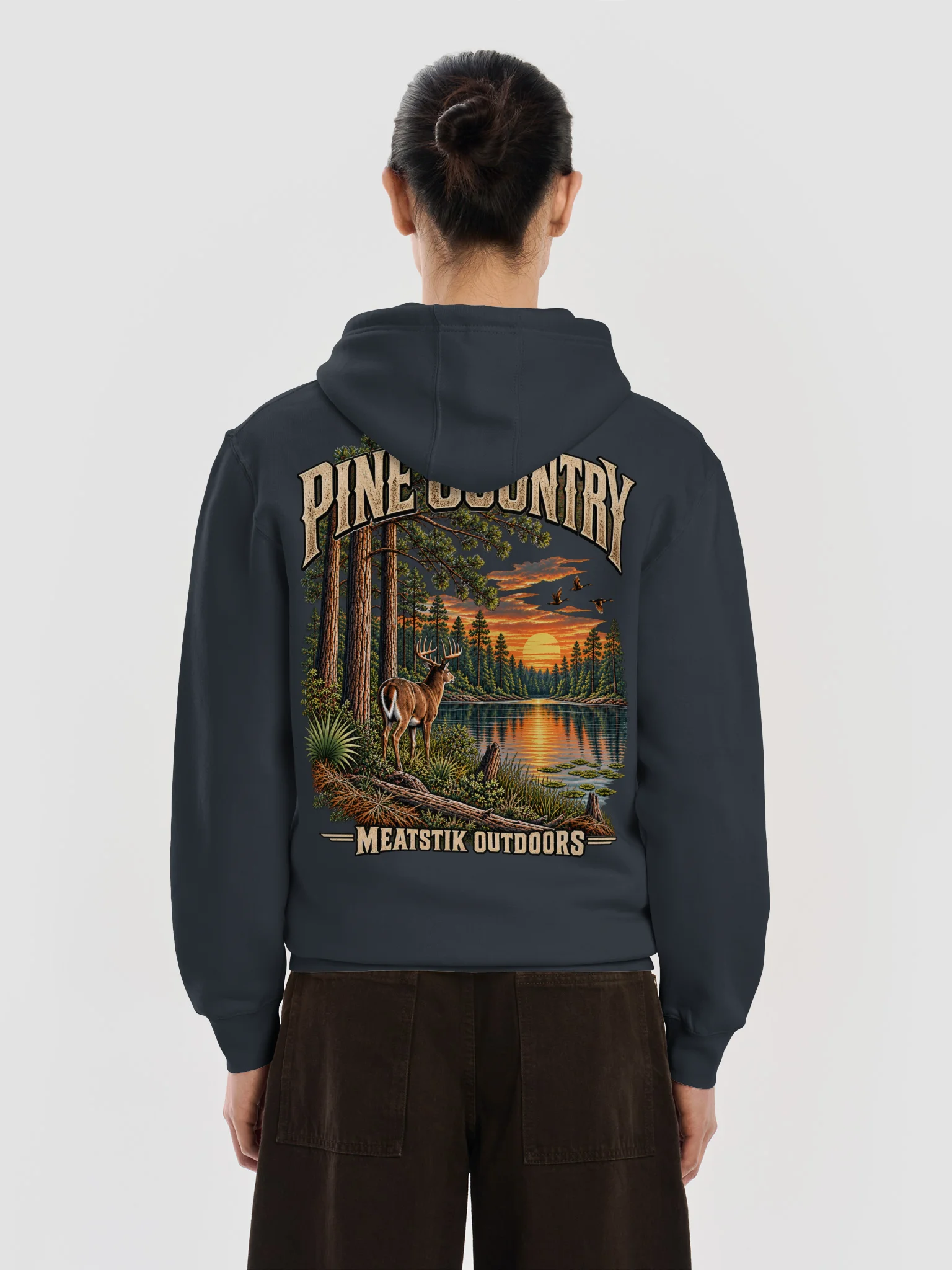 Pine Country Sunset – Full Zip Hoodie product image (6)