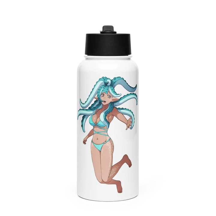 SquidorabL Swimming - Stainless Steel Water Bottle product image (1)