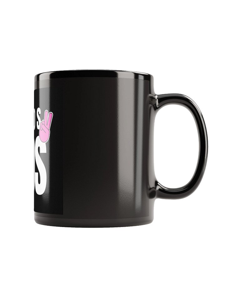 Peace Sign Black Glossy Mug product image (1)