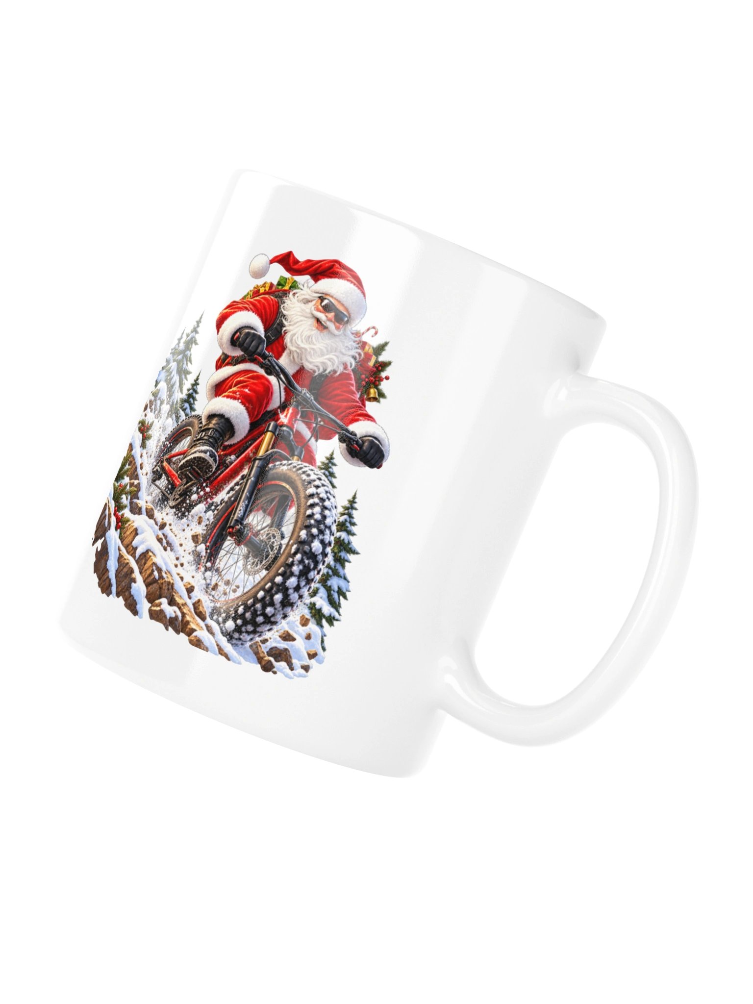 MOUNTAIN BIKING SANTA - MUG product image (10)