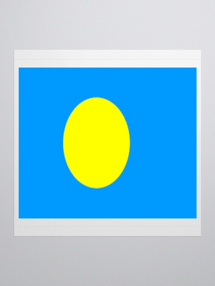 Exclusive Palau Flag Kiss-Cut Stickers - High-Quality Vinyl, Multiple Sizes product image (2)