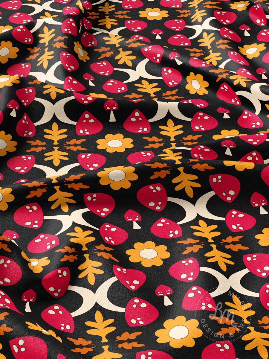 Moonlit Mushroom Pattern Collection product image (4)