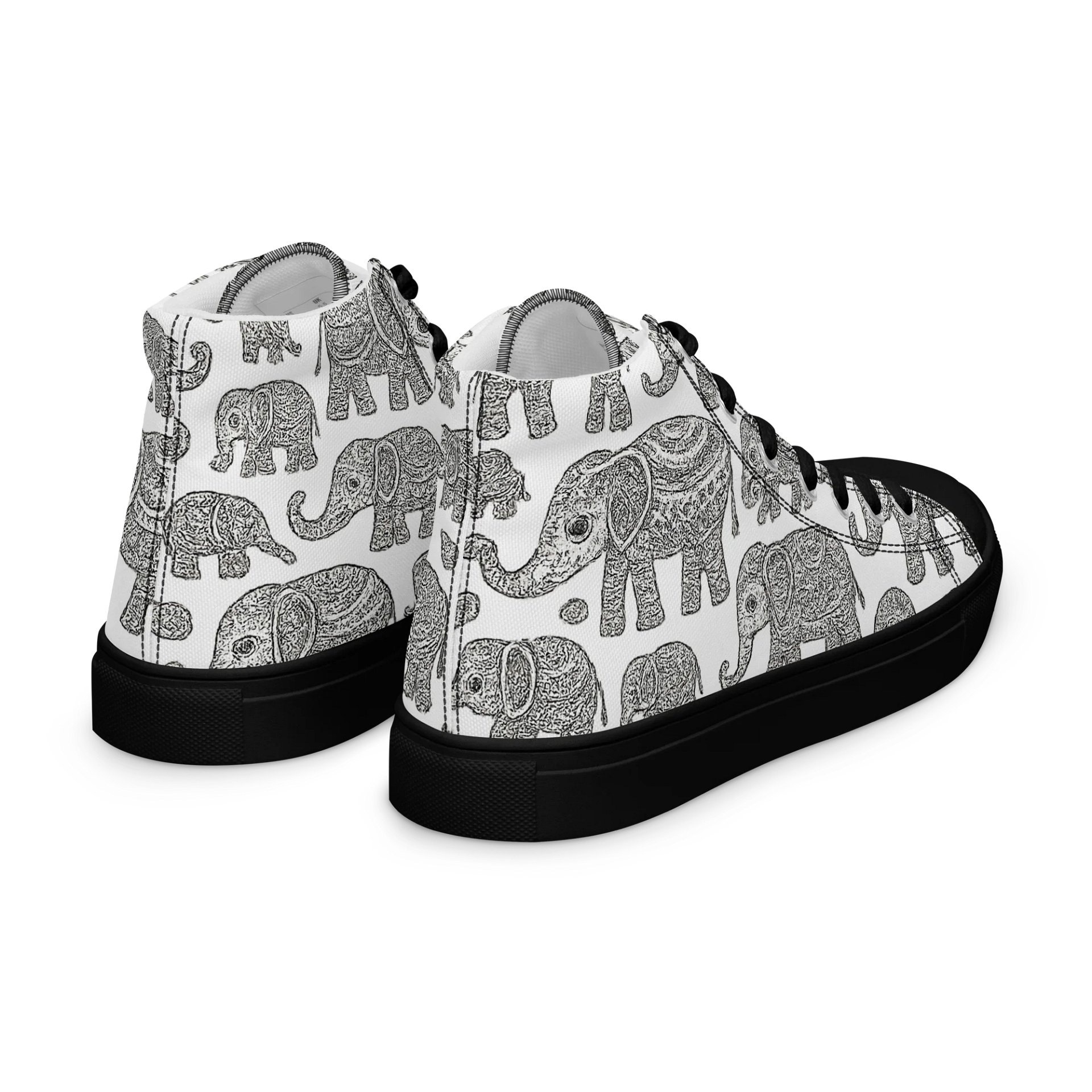 Ornate Elephant High Tops product image (7)
