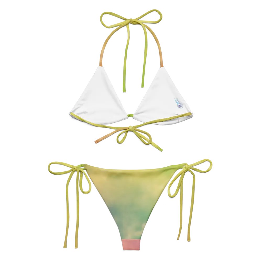 Blur cloud rainbow Design String Bikini - V12 product image (5)