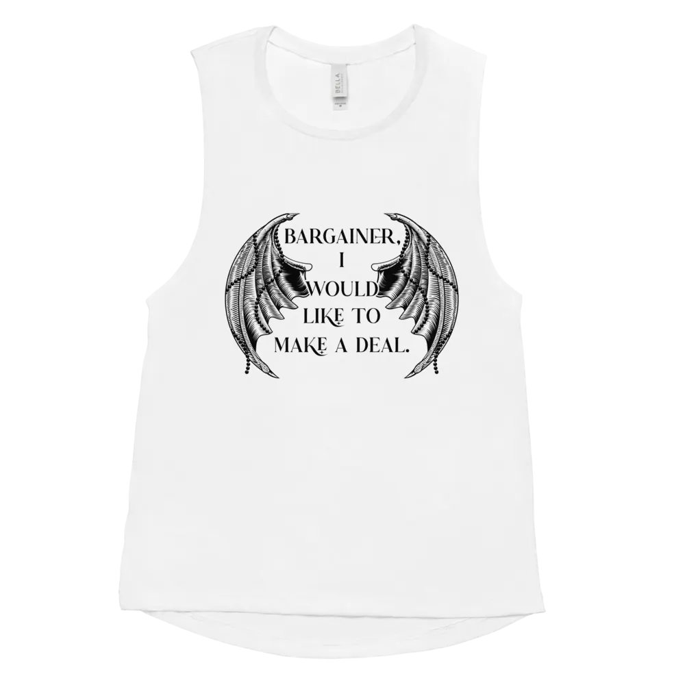 Bargainer Calling Card Bella+Canvas Women's Flowy Muscle Tank product image (56)