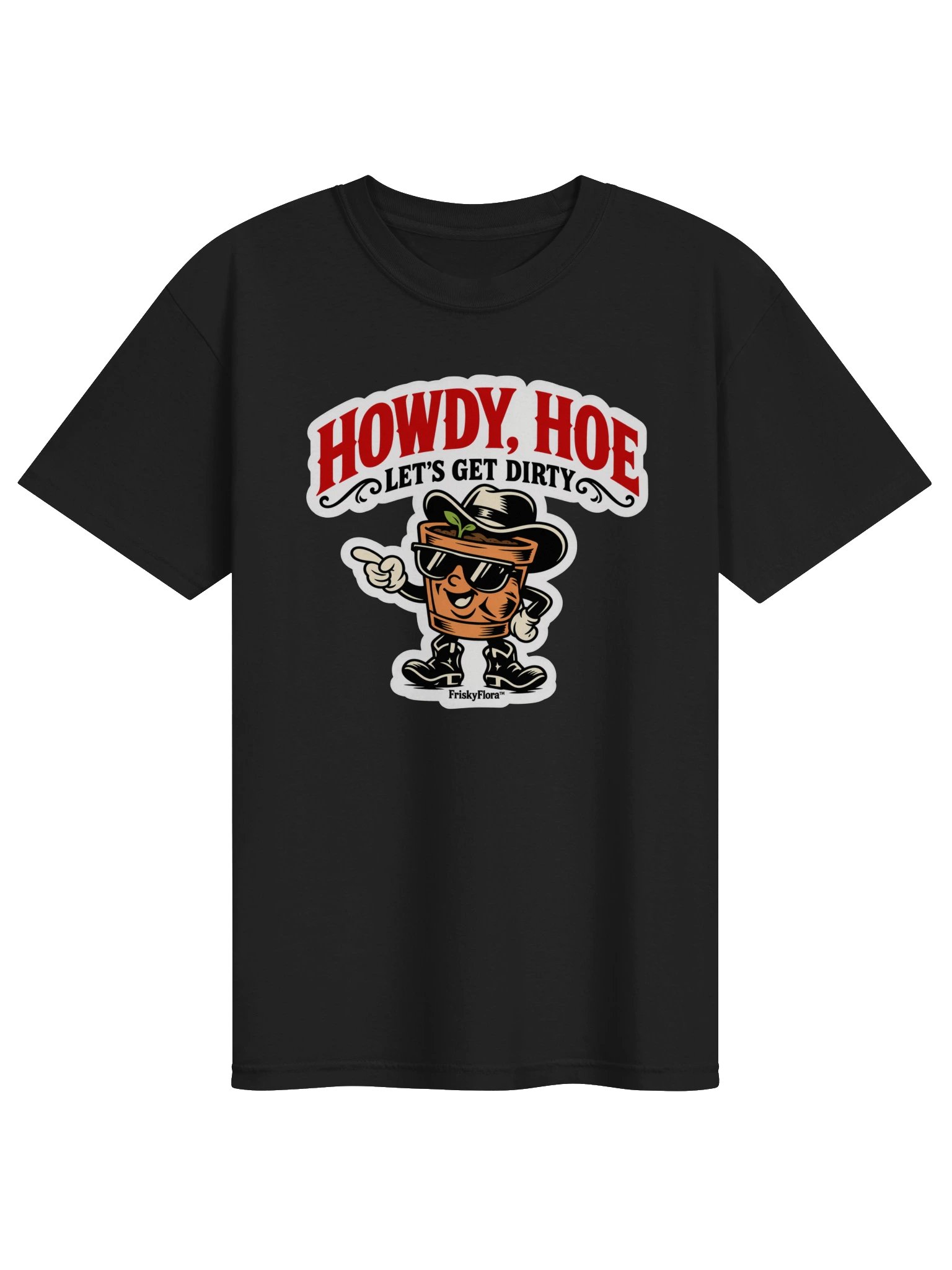 Howdy, Hoe Cowboy Pot Tee product image (13)