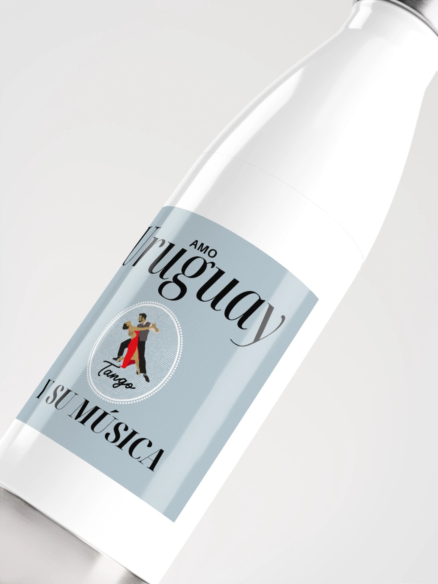 URUGUAY MUSIC TANGO Steel Water Bottle product image (5)