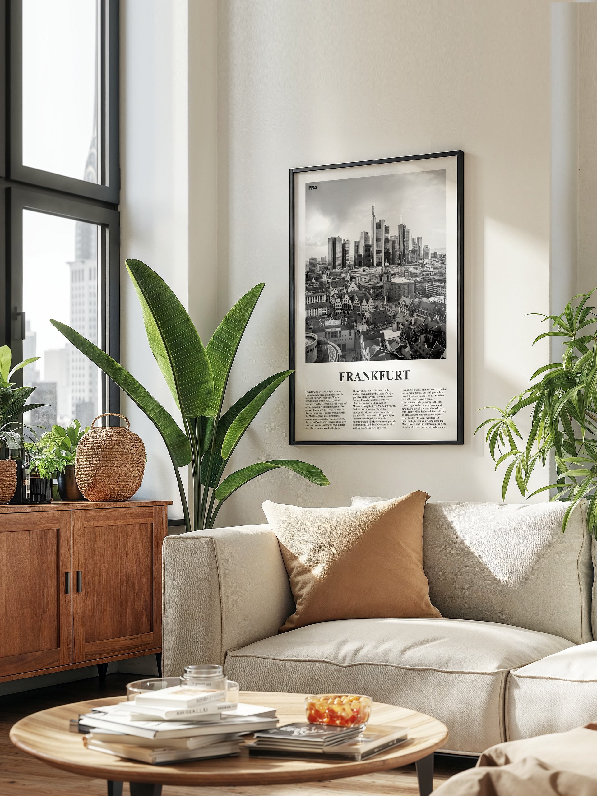 Frankfurt 01 Newspaper Poster | Framed product image (13)