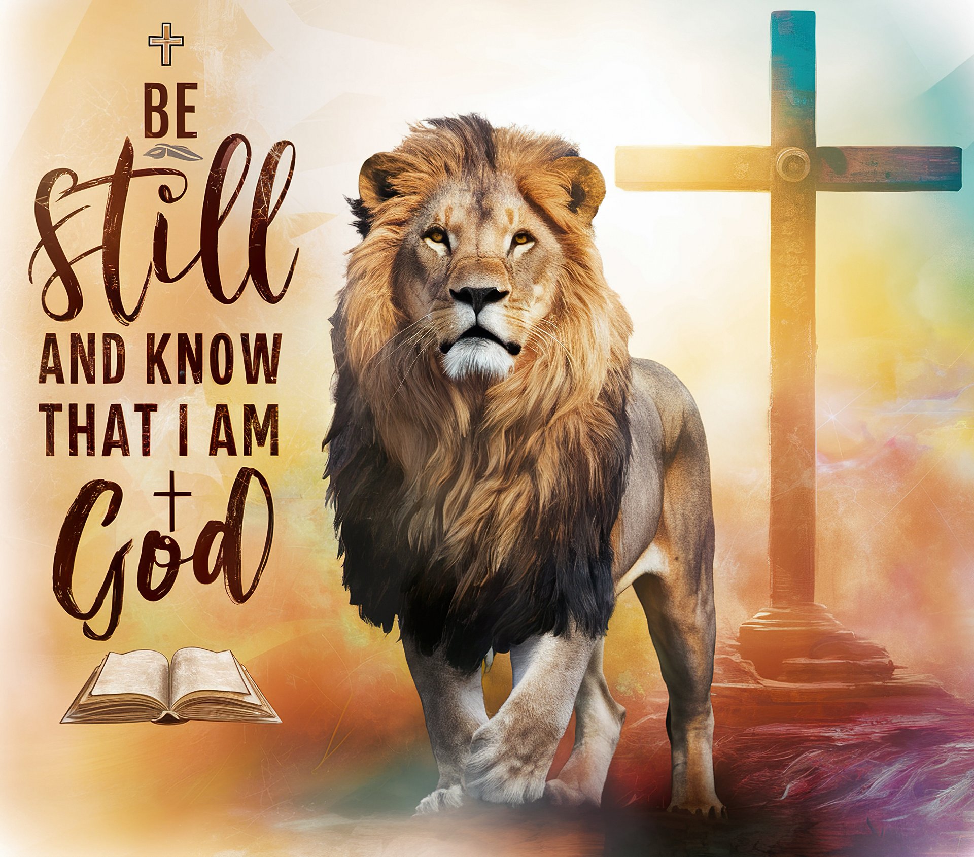 Be Still and Know That I Am God Stainless Steel Tumbler product image (7)