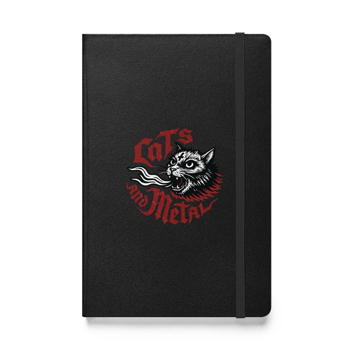 CATS AND METAL Hardcover Bound Notebook | JournalBook® product image (1)