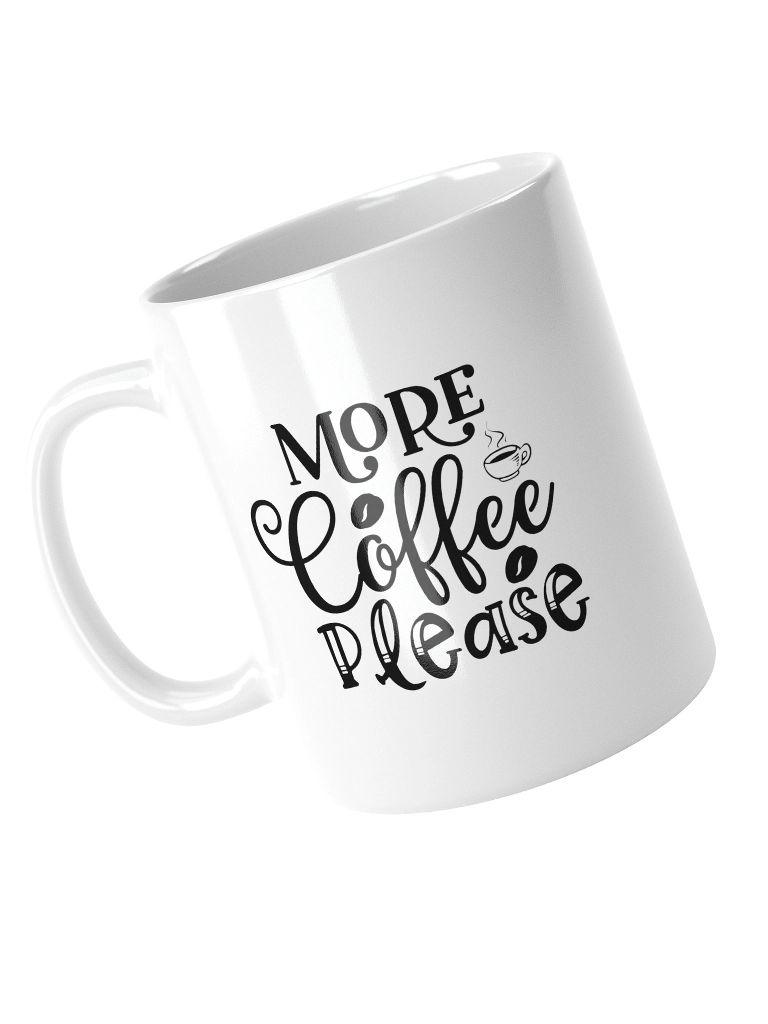 More Coffee Please Funny Mug - Cute Caffeine Addict Ceramic Cup Gift product image (11)