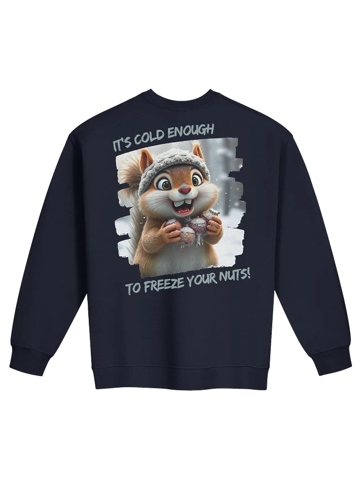 My Nuts Are Frozen! | Northwoods Blizzard Squirrel Sweatshirt product image (1)