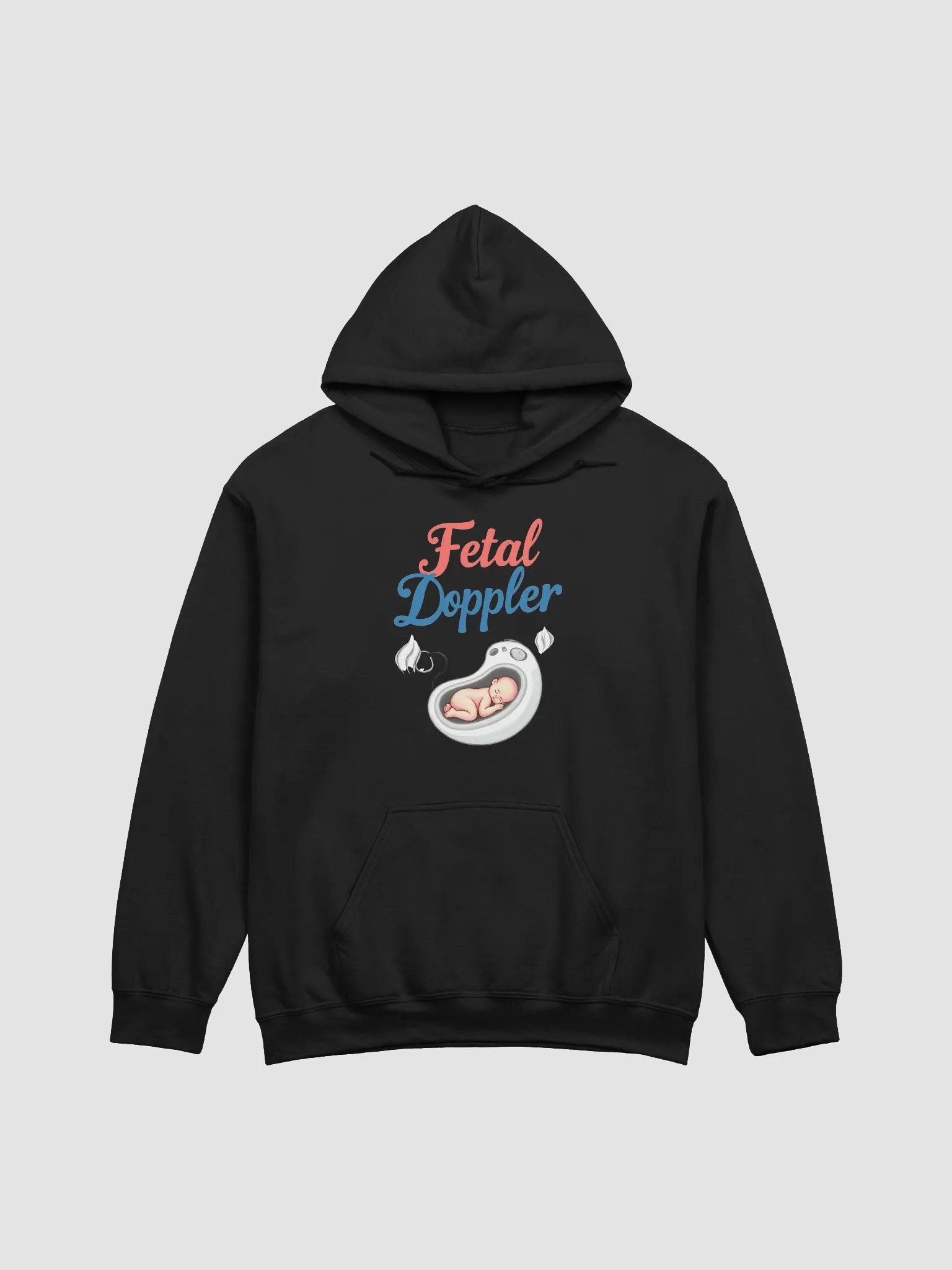 Fetal Doppler Baby Hoodie product image (1)