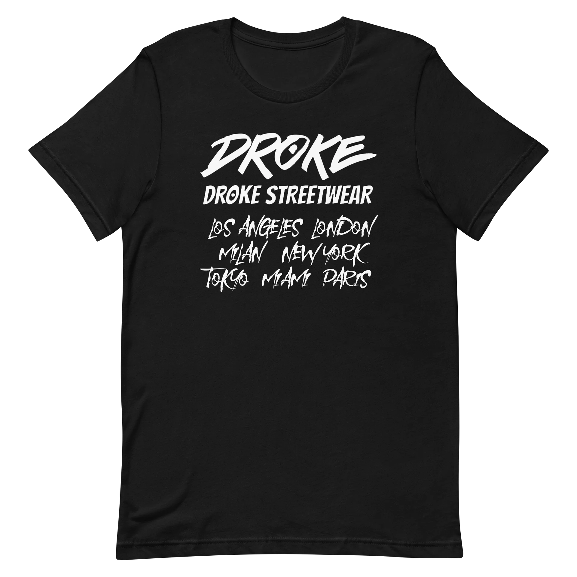DROKE - Worldwide White logo T-shirt product image (2)