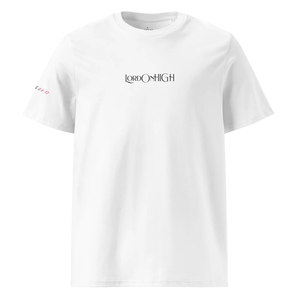 The Lord On HIGH | NEW CHAPTER | UNISEX Tee | Black & Pink product image (7)