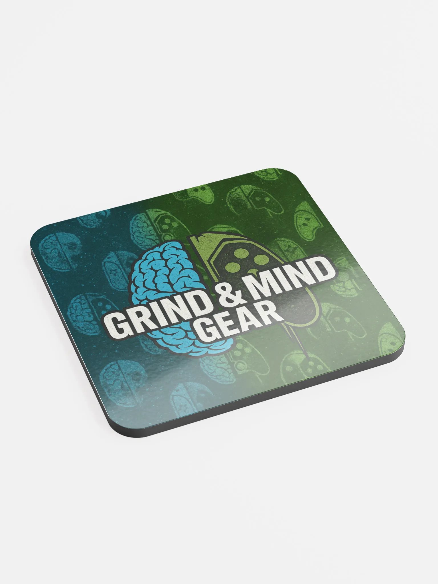 Grind & Mind Gear Logo Glossed Coaster product image (2)