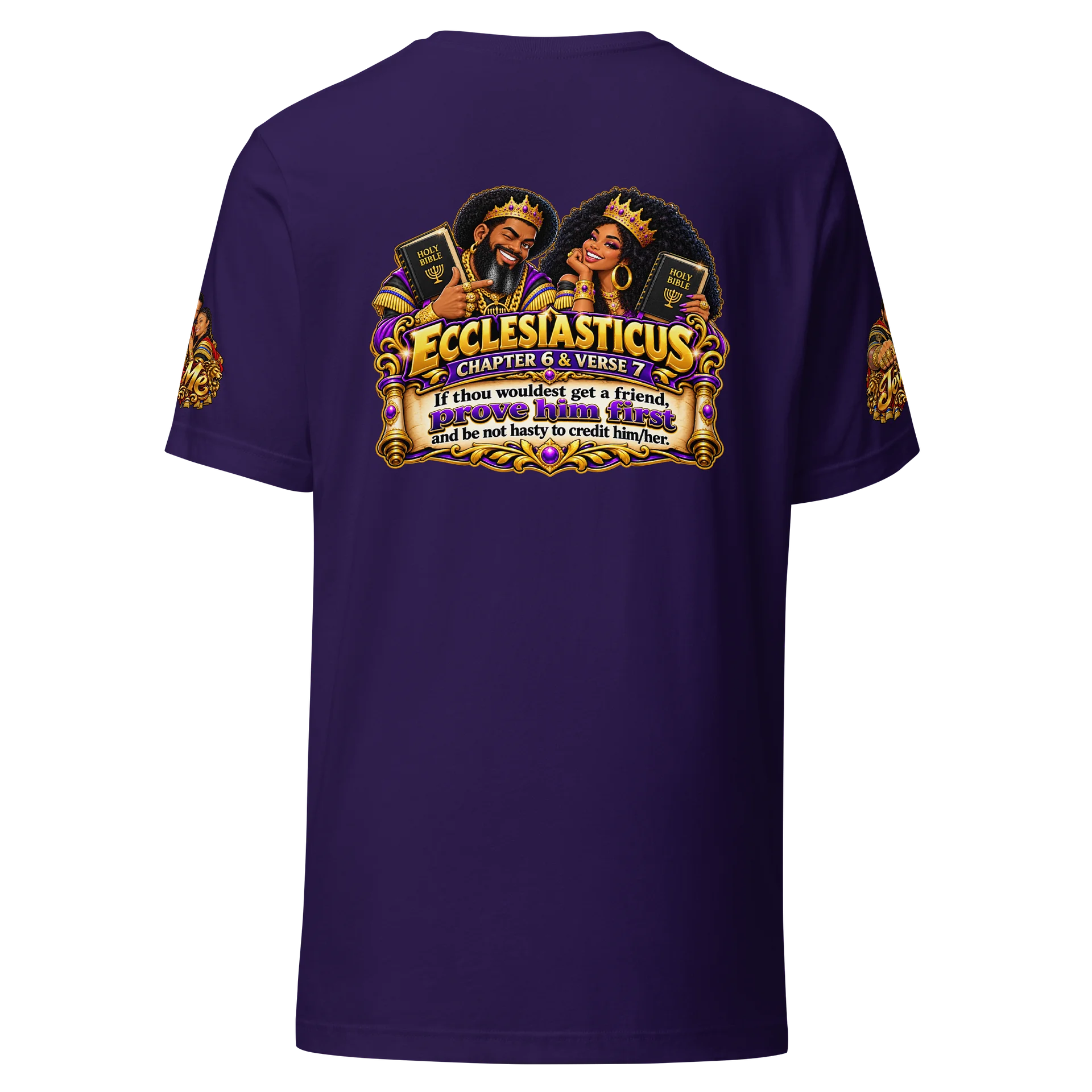 Don’t Be a Sucker! Bible Tee Purple product image (2)
