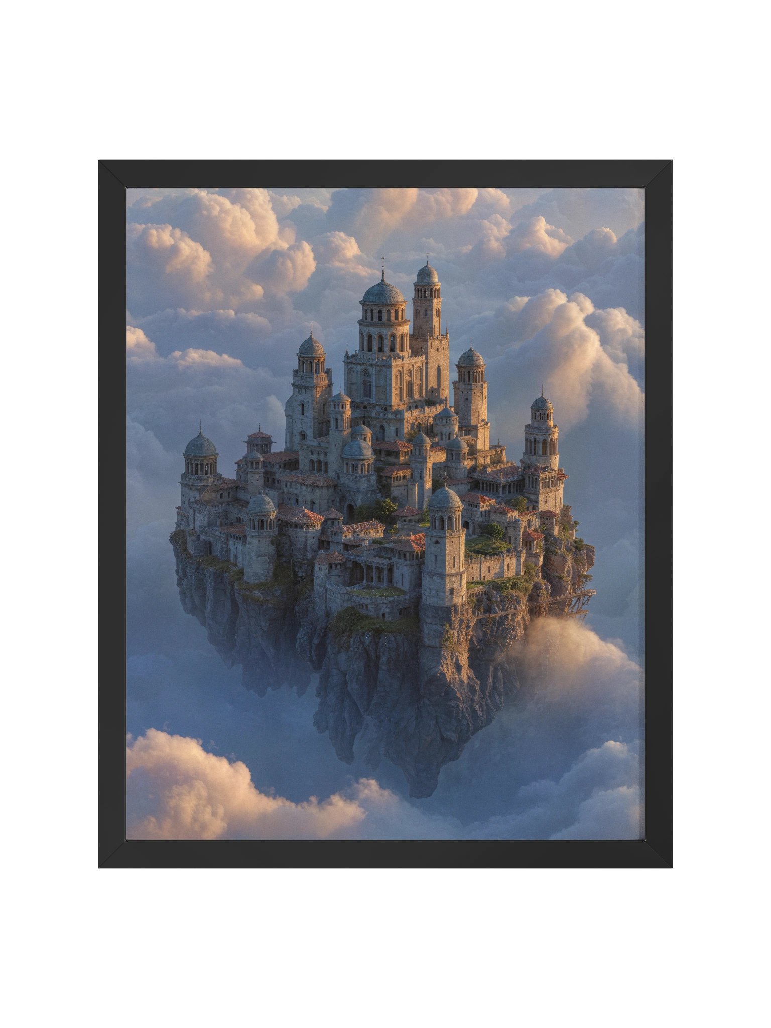 The Cloudborne Bastion – Framed Poster product image (3)