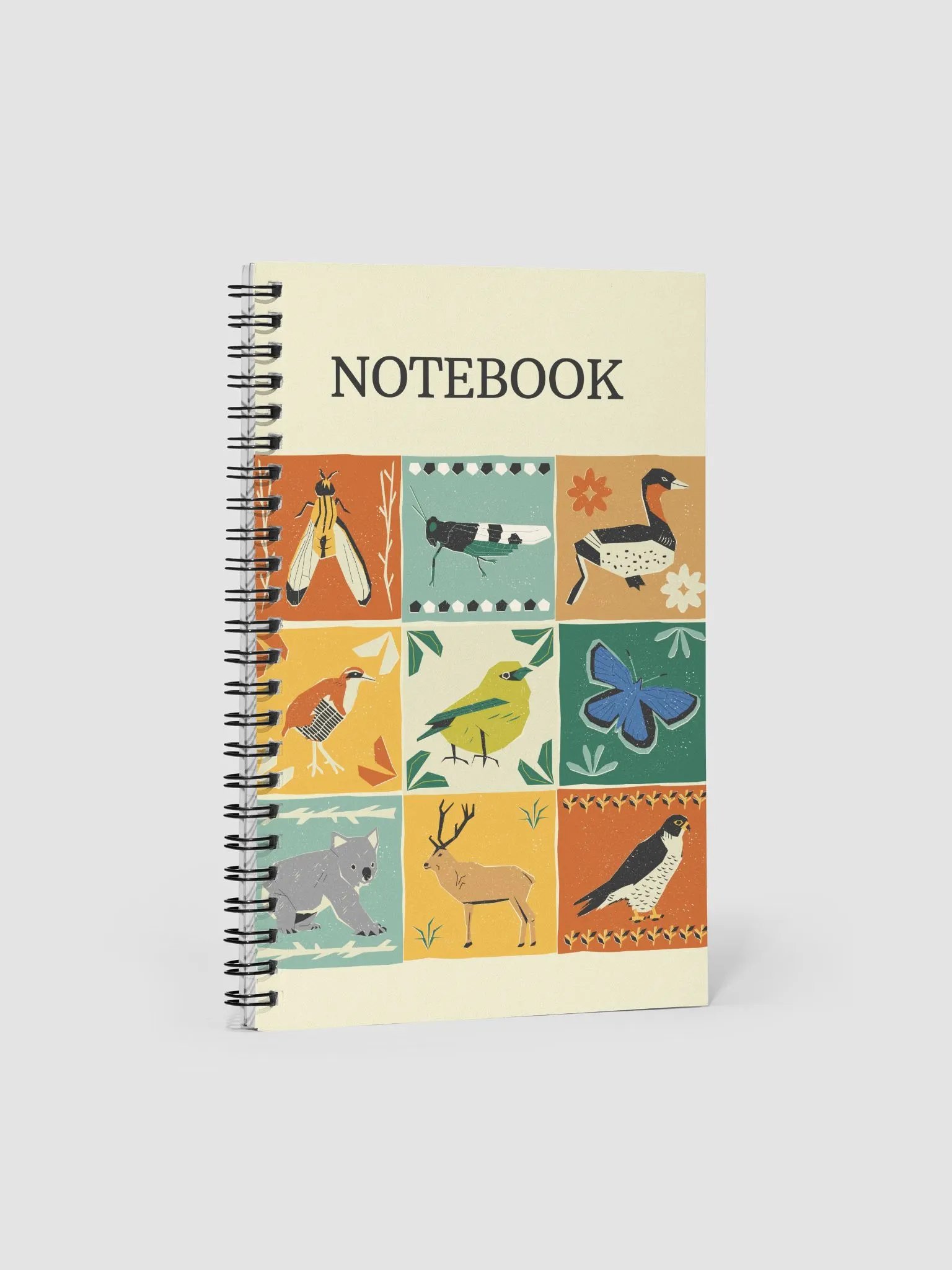 Vintage Animal Grid Notebook product image (1)